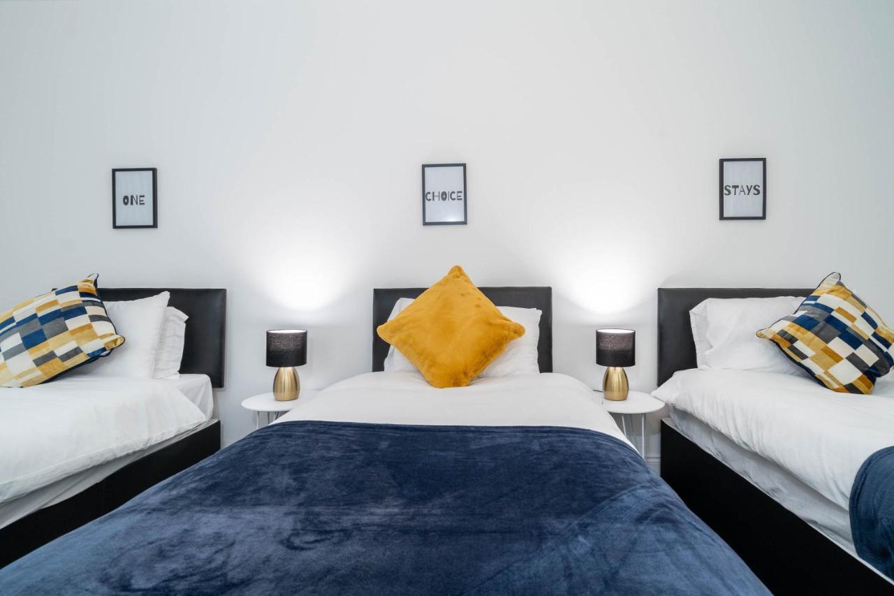 Three Bedroom Apartment- One Choice Stays Serviced Accommodation- Jewellery Quarter Birmingham Luaran gambar