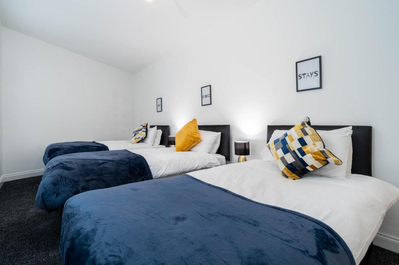 Three Bedroom Apartment- One Choice Stays Serviced Accommodation- Jewellery Quarter Birmingham Luaran gambar